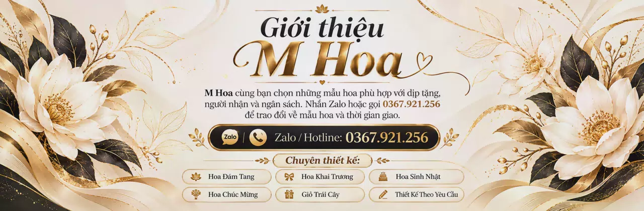 Ảnh bìa Shop hoa tươi Phường Khánh Hoà Cần Thơ - Gói ghém những lời muốn gửi